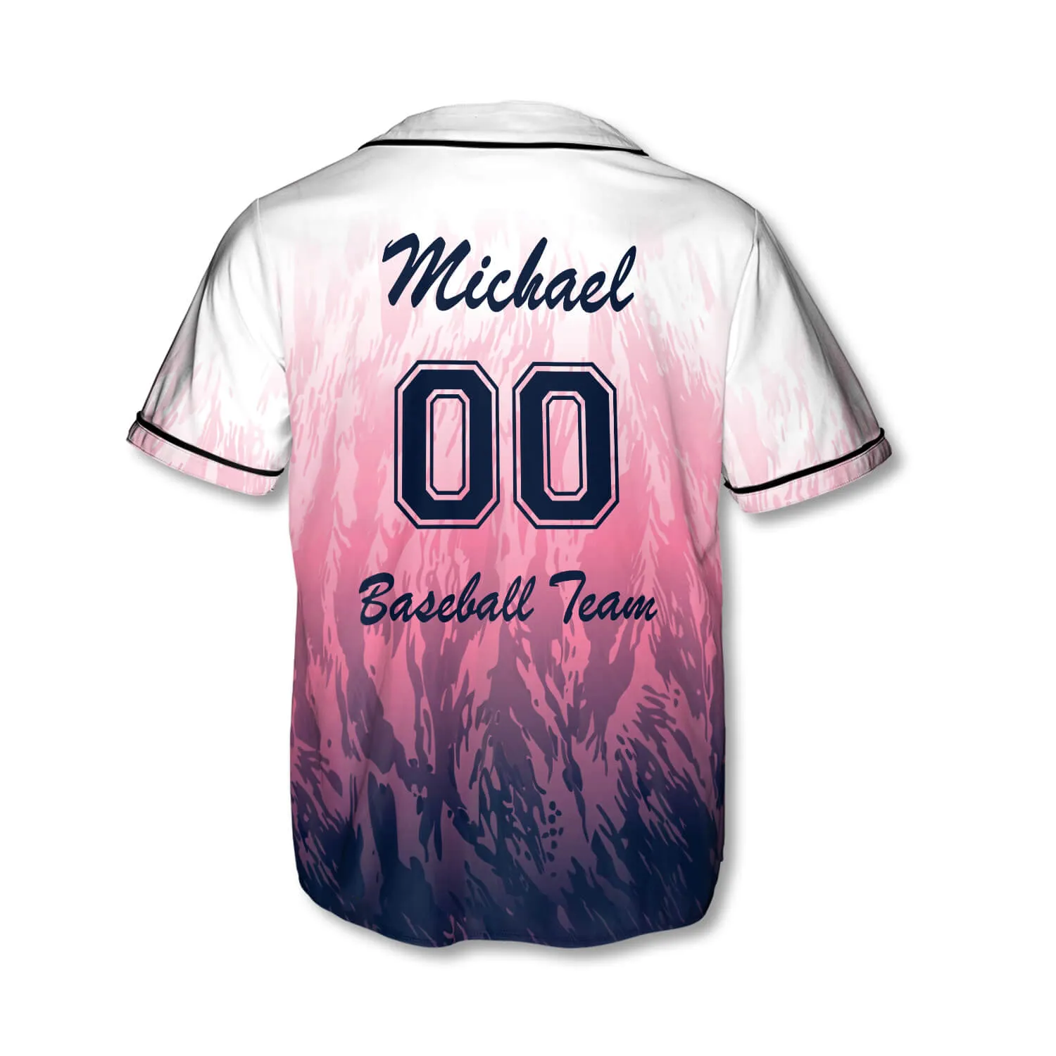 3D All Over Print Athlete Flame Custom Baseball Jersey, Idea Gift for Baseball Team