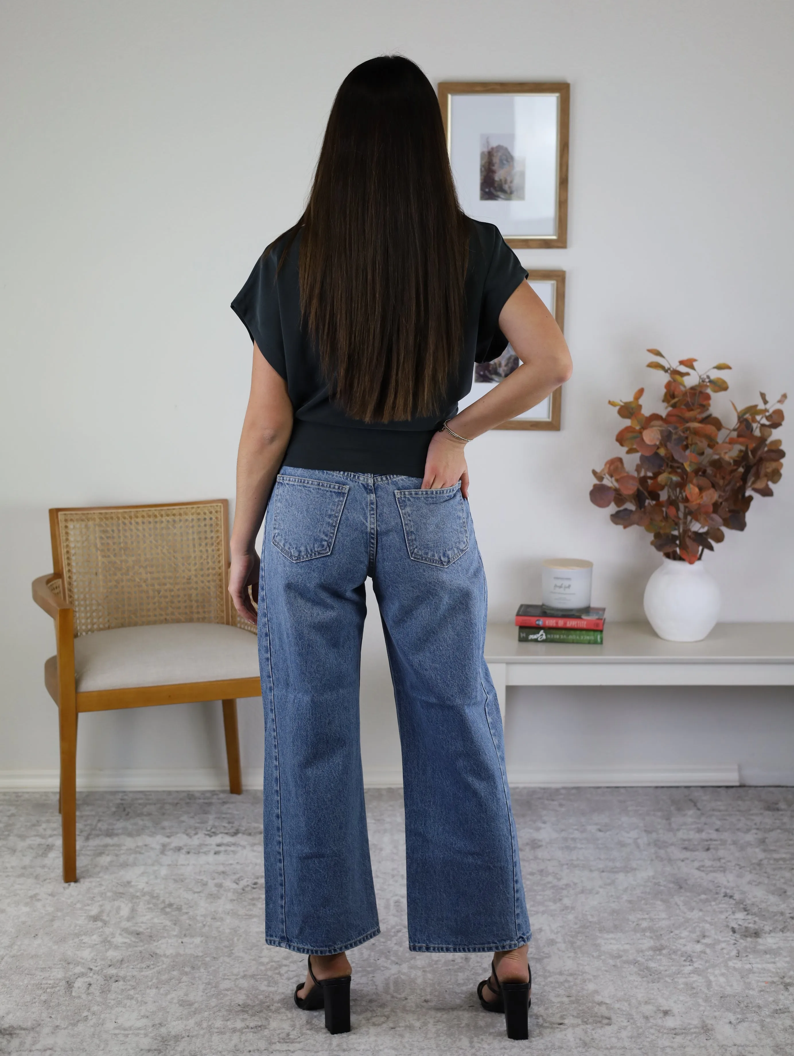 Barrel Jean w/Twisted Seam