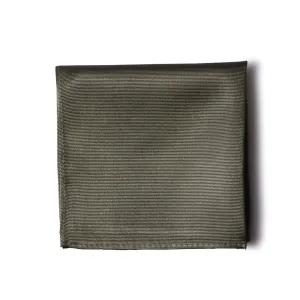 Boho Olive Green Silk Pocket Square