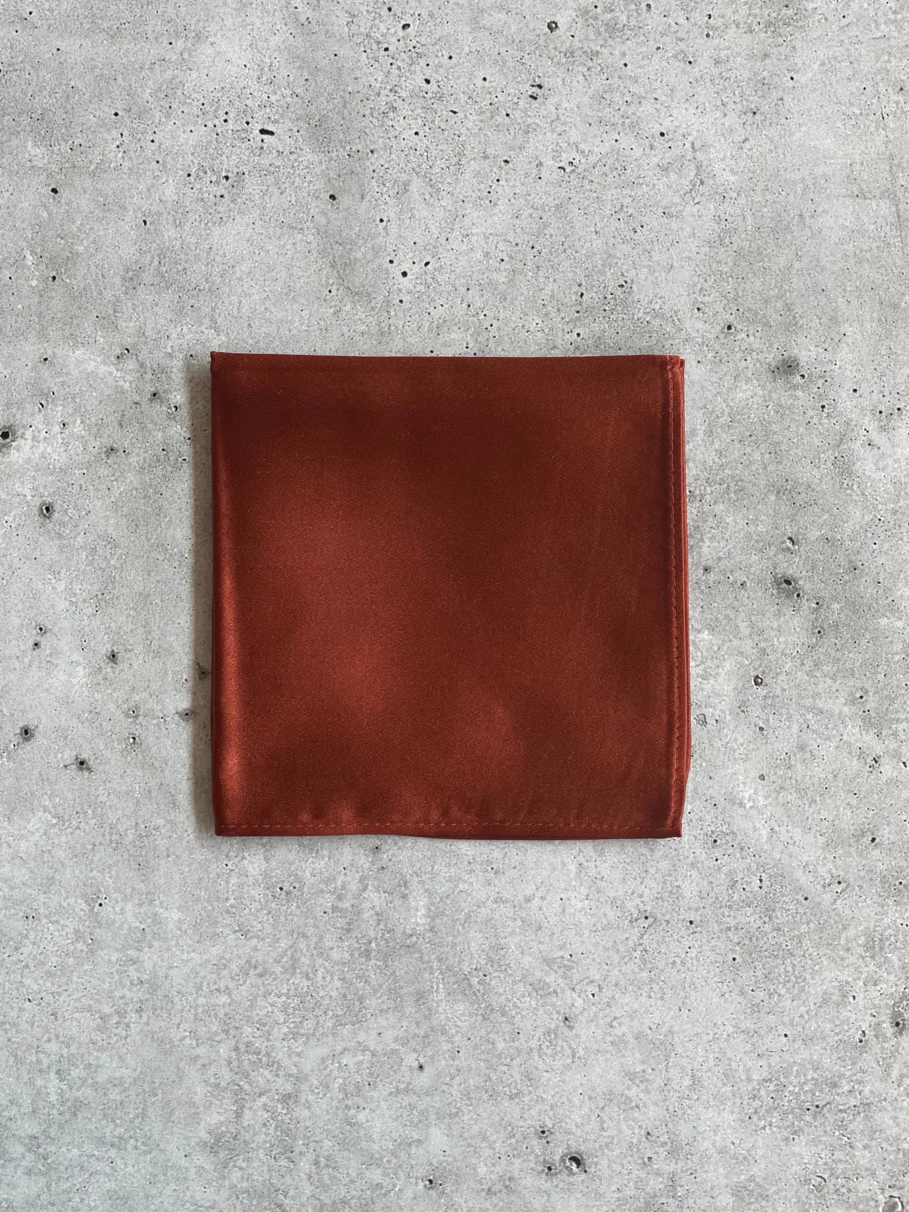 Bronze Silk Pocket Square