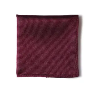 Burgundy Wine Silk Pocket Square