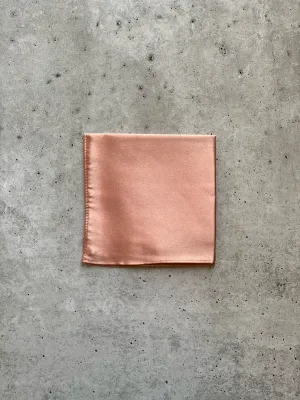 Champagne Rose Silk Pocket Square