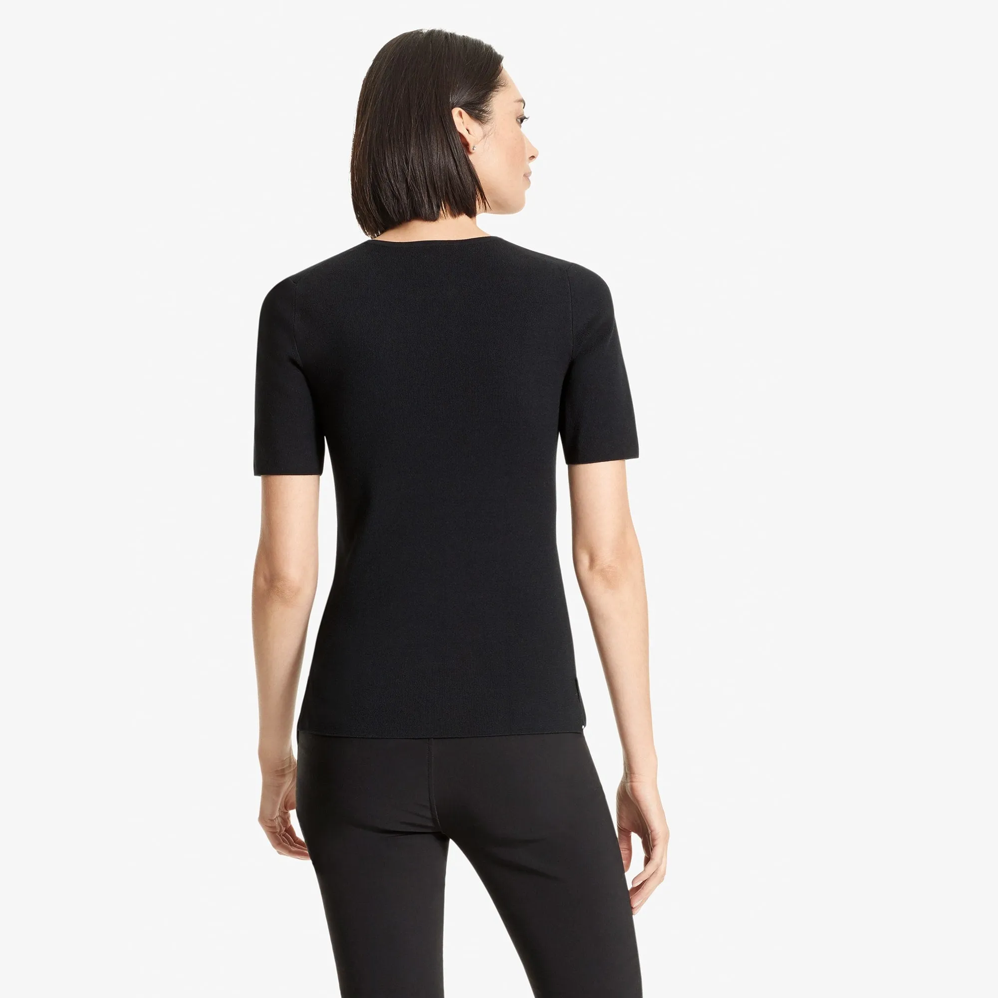 Choe Top - Eco 365Knit :: Black