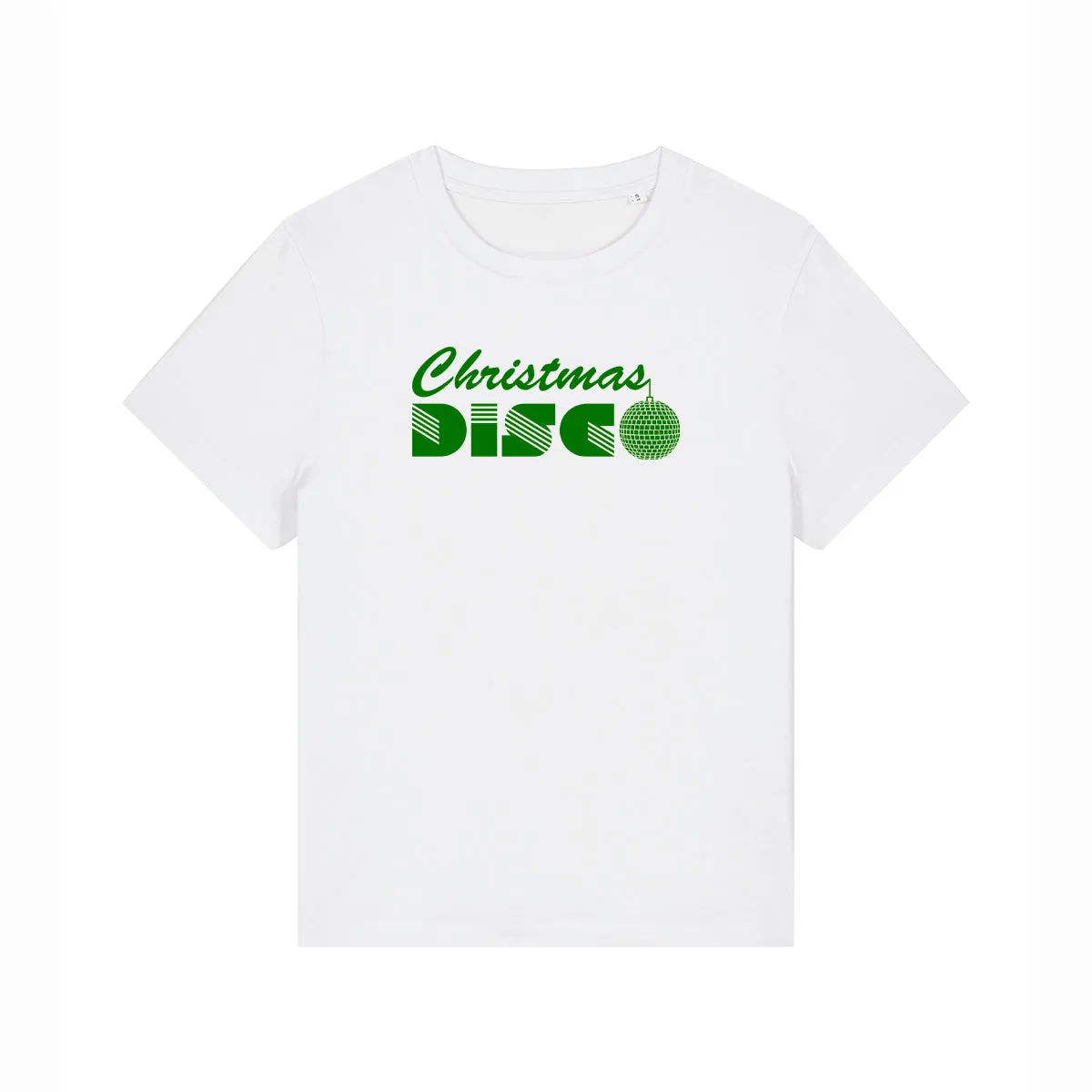 Christmas Disco Tshirt White