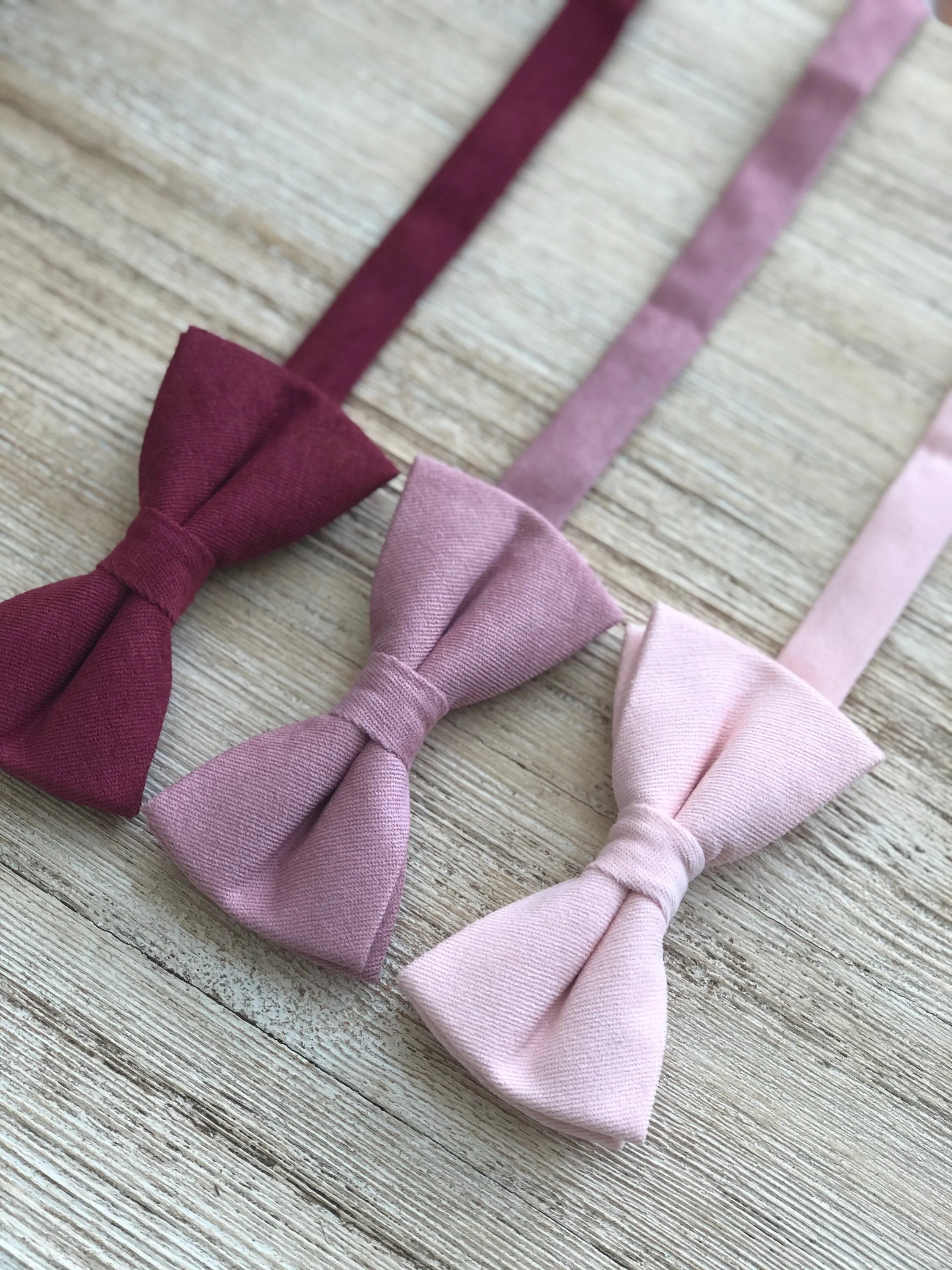 Coffee Brown Suspenders with Wine Cotton Bow Tie