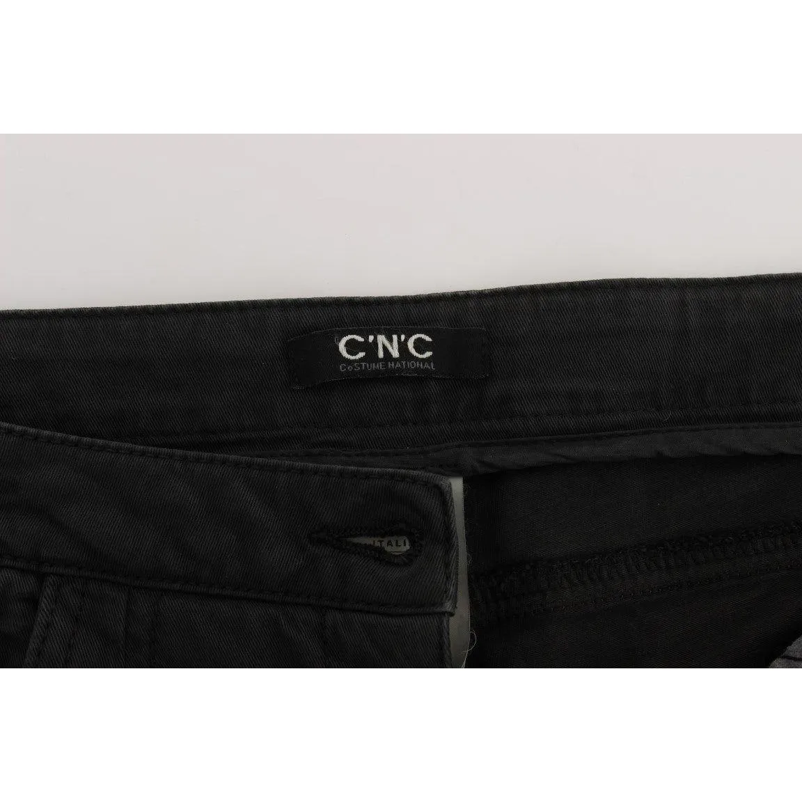 Costume National Chic Black Regular Fit Denim Jeans