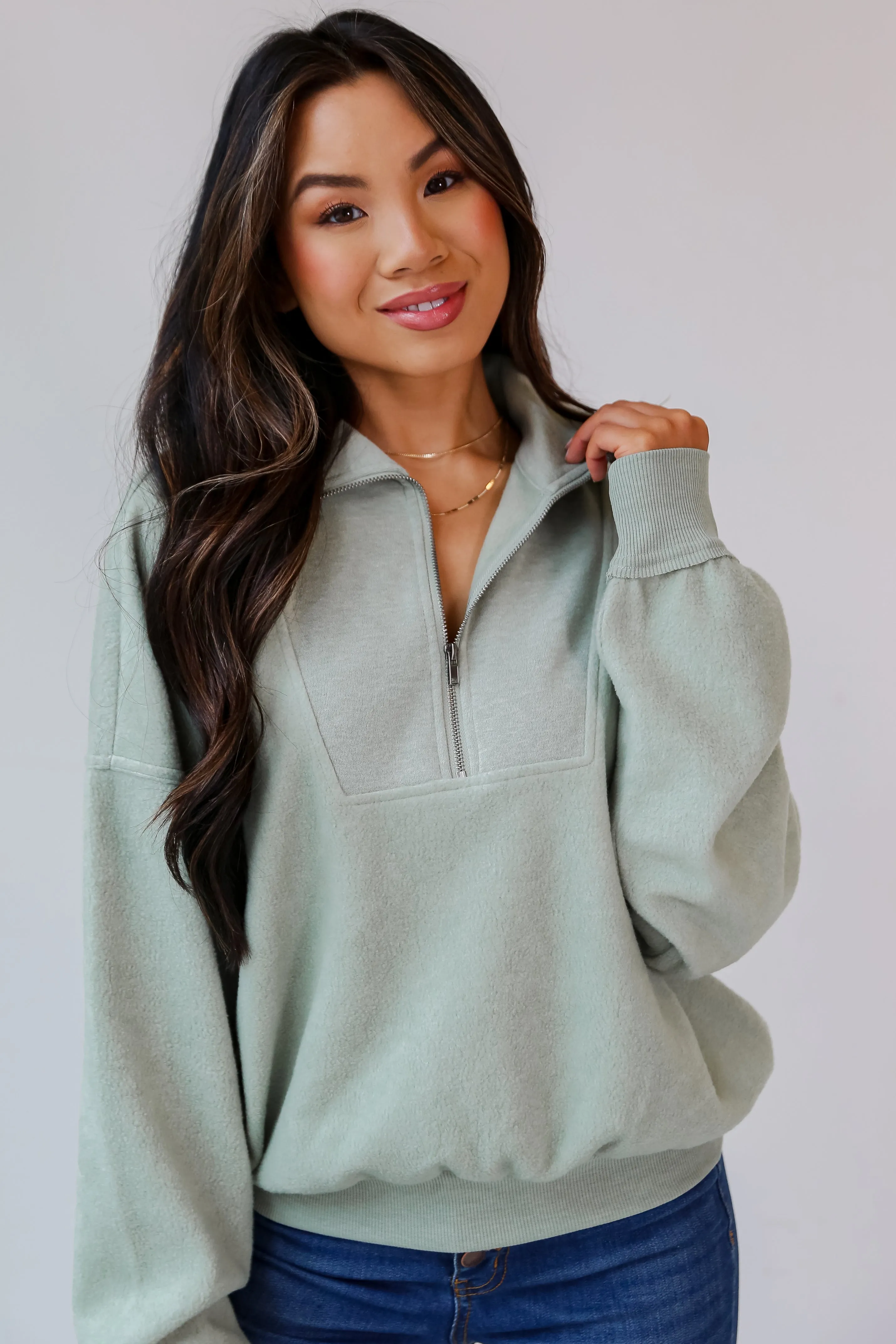 Cozy Feels Fleece Quarter Zip Pullover - DOORBUSTER