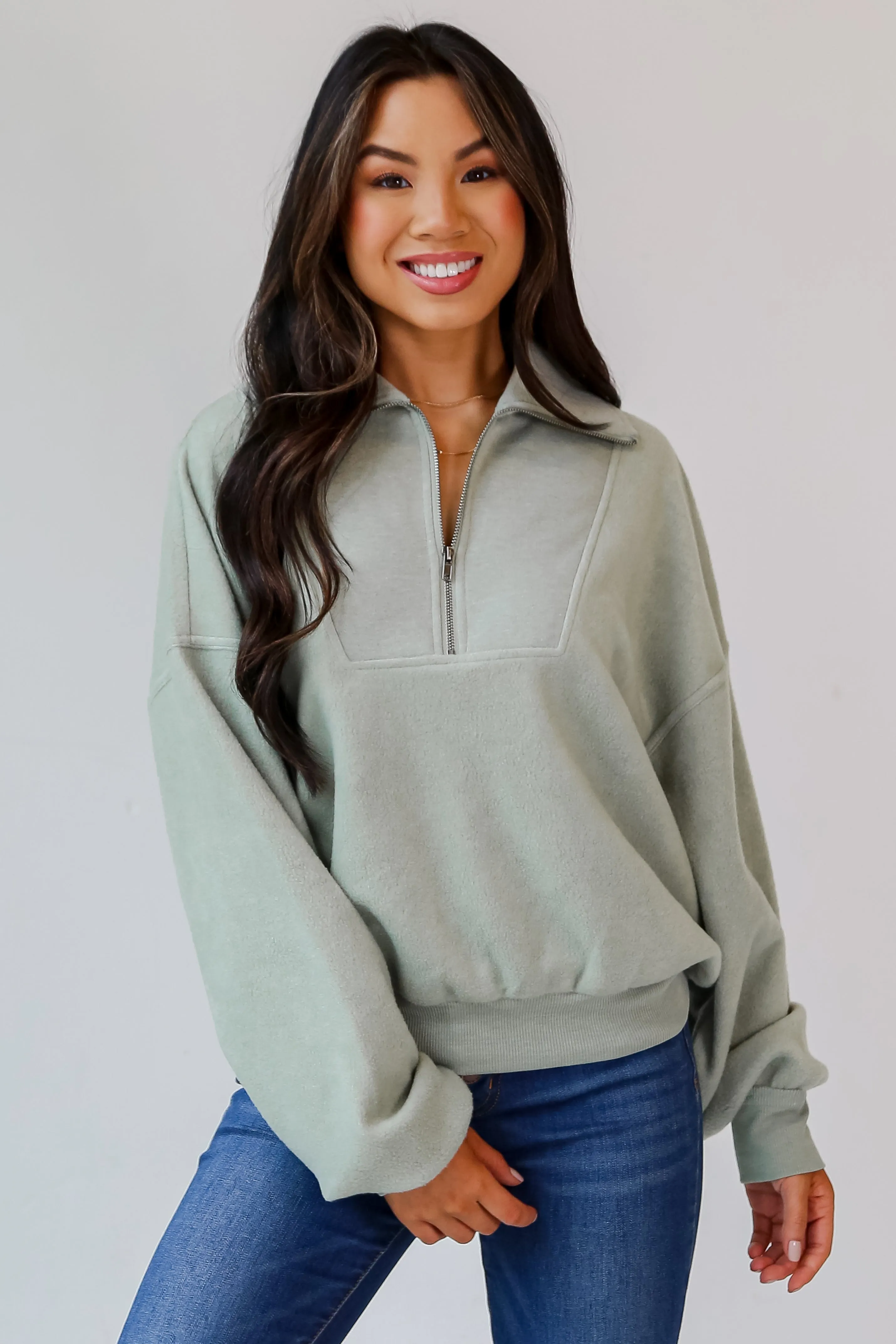 Cozy Feels Fleece Quarter Zip Pullover - DOORBUSTER