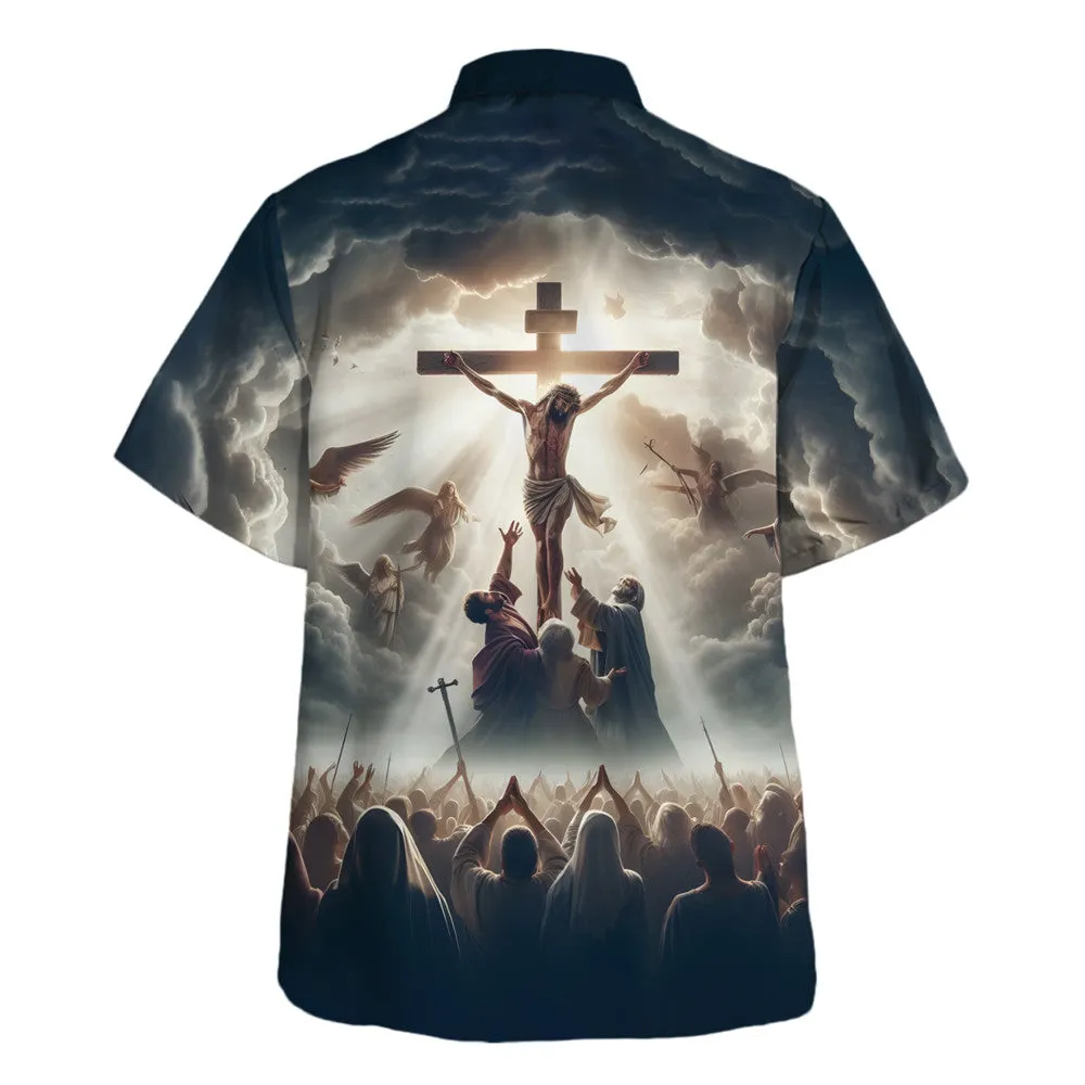 Crucifixion Of Jesus Hawaiian Shirt For Men and Women - Christian Hawaiian shirt