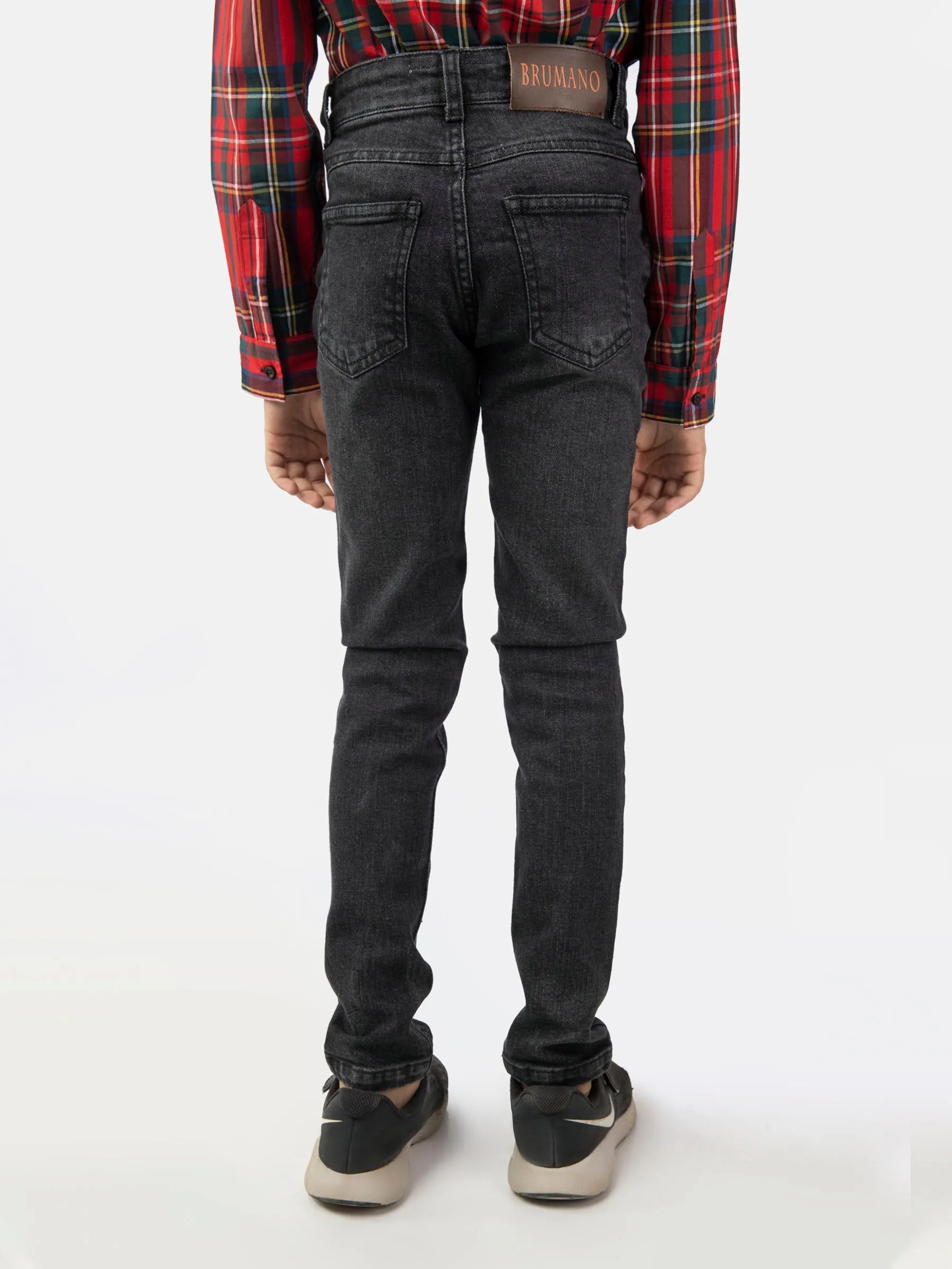 Dark Grey Slimfit Casual Jeans