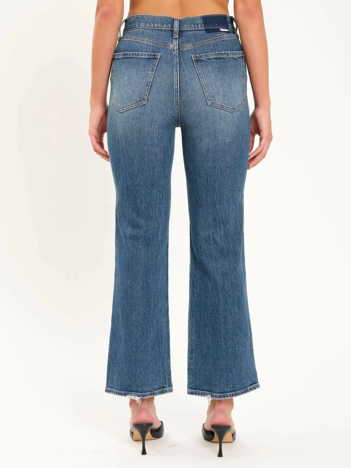 Daze Denim : Soho Ankle Flare Jean - Rush Hour