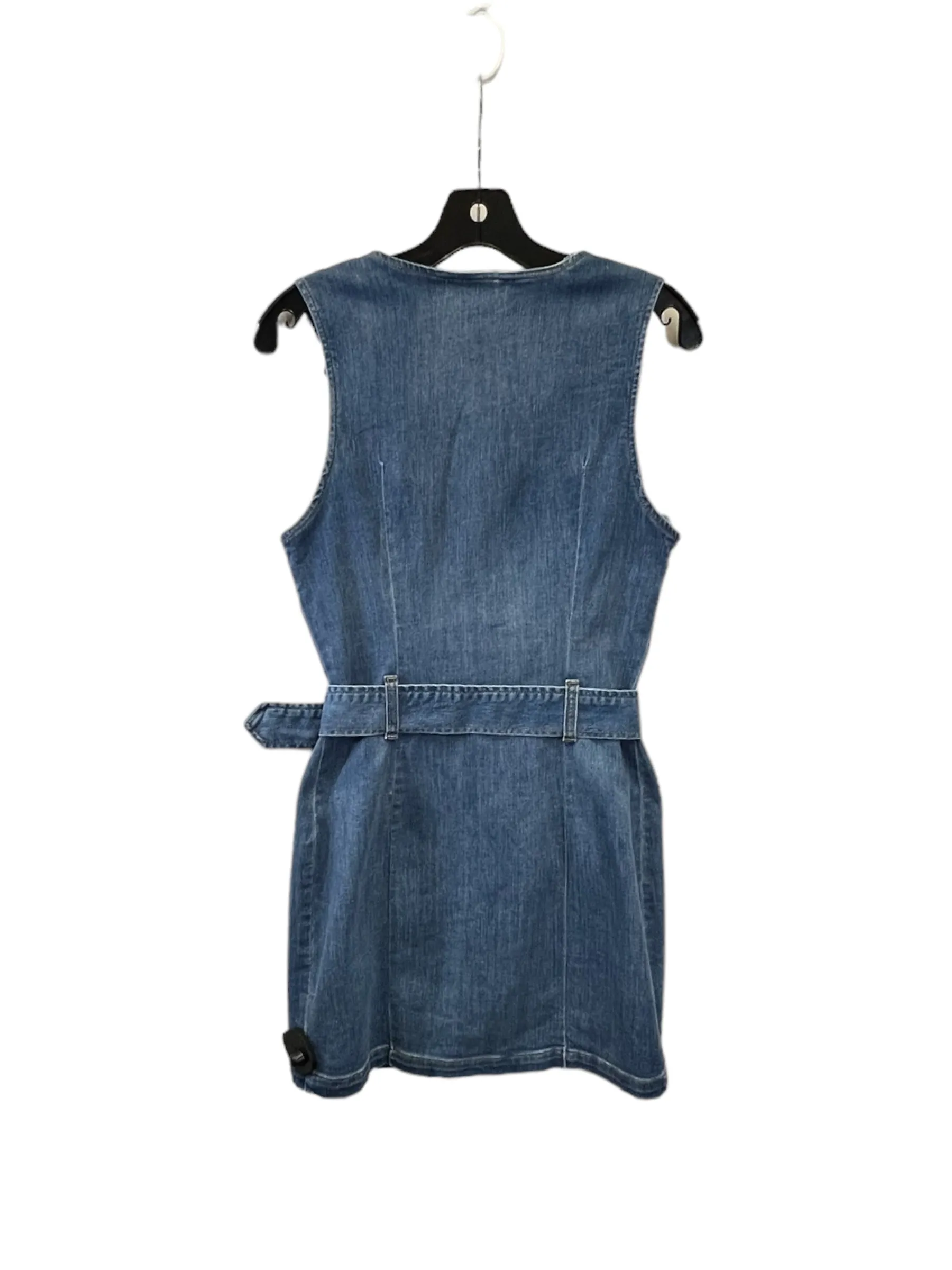 Dress Casual Midi By Rewash In Blue Denim, Size: S