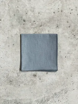 Dusty Blue Cotton Pocket Square