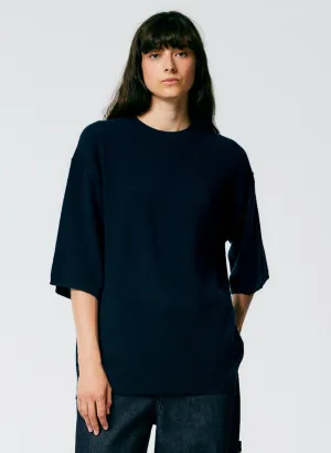 Feather Weight Cashmere Oversized Easy T-Shirt