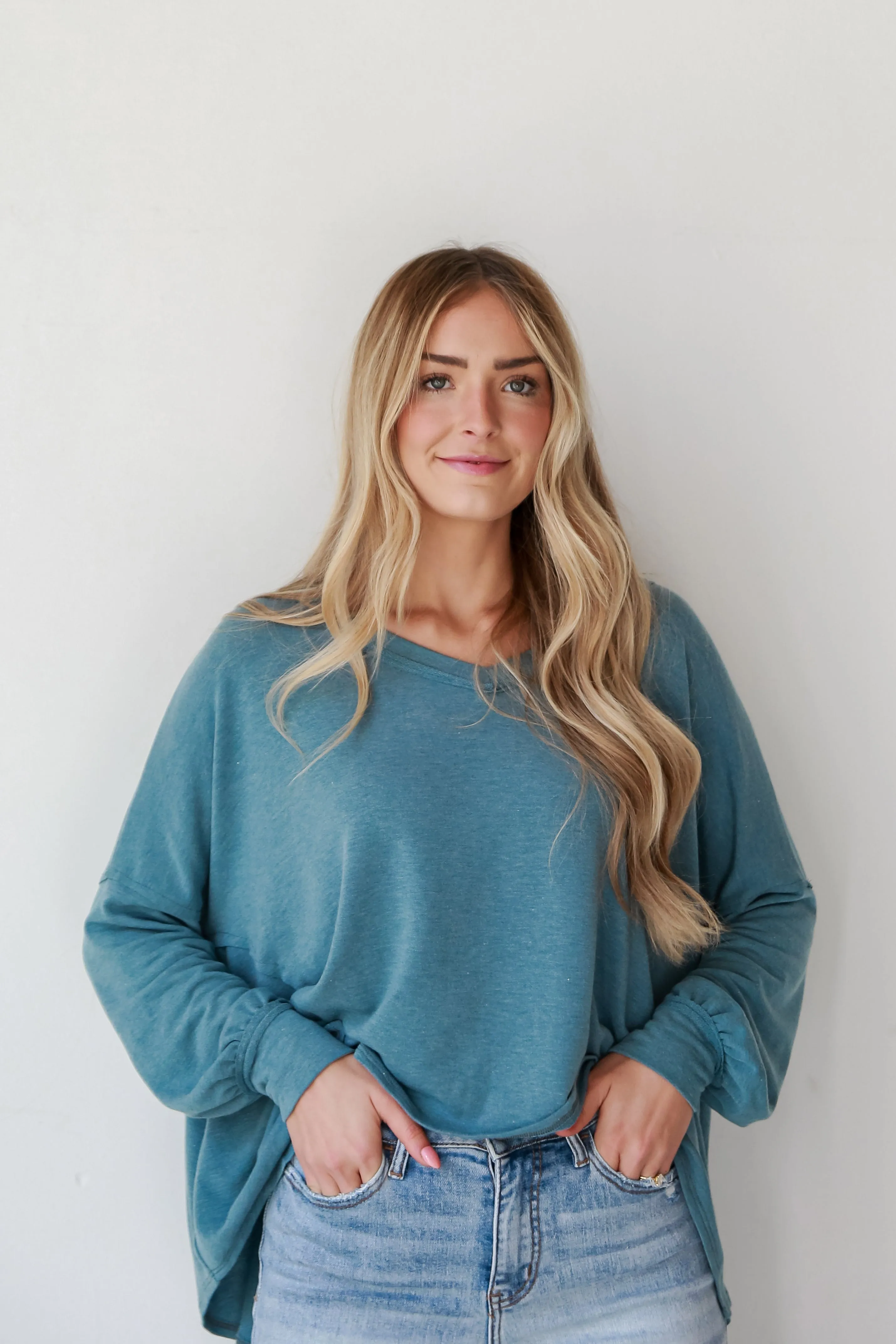 FINAL SALE - Rylee Oversized Knit Top - DOORBUSTER