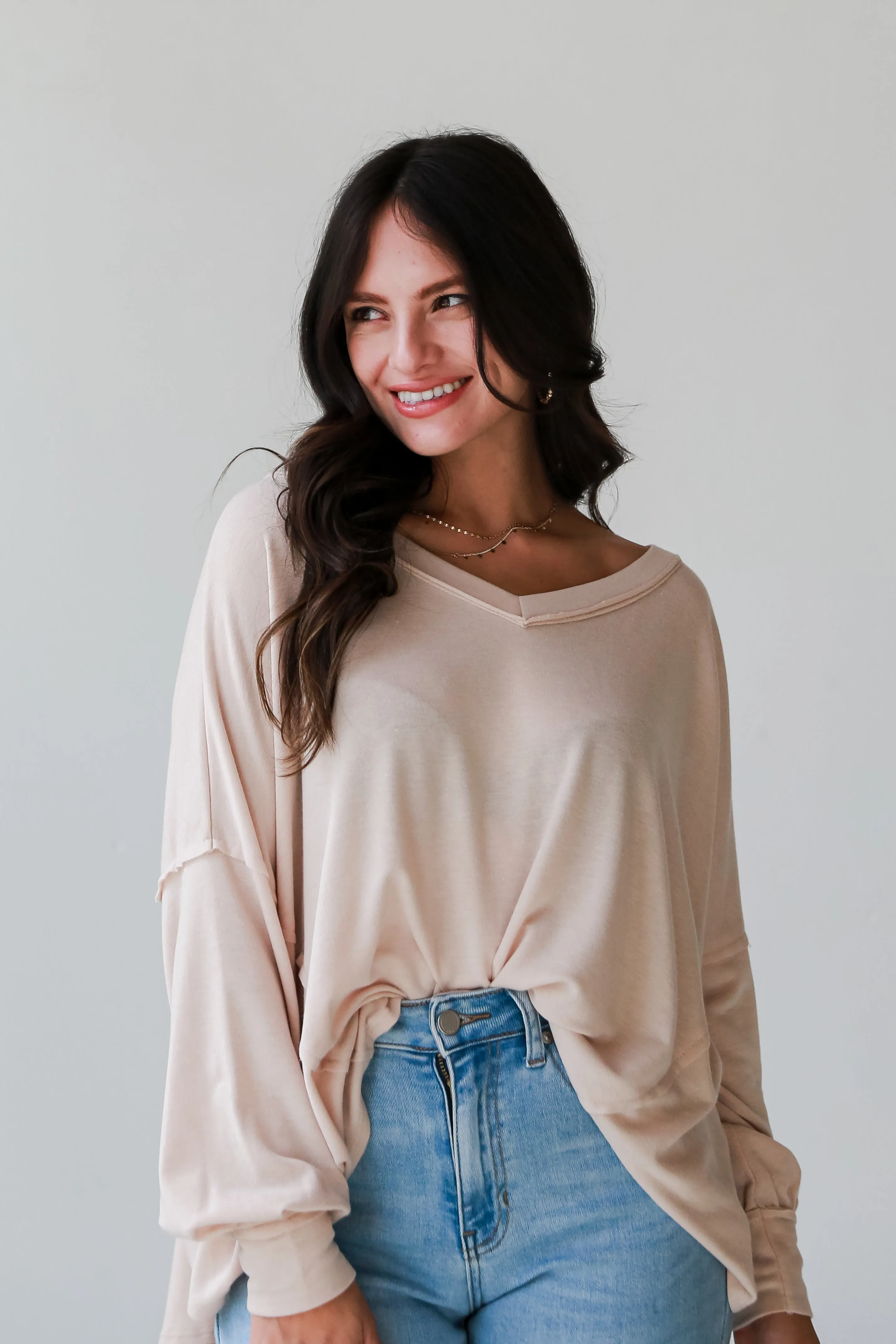 FINAL SALE - Rylee Oversized Knit Top - DOORBUSTER