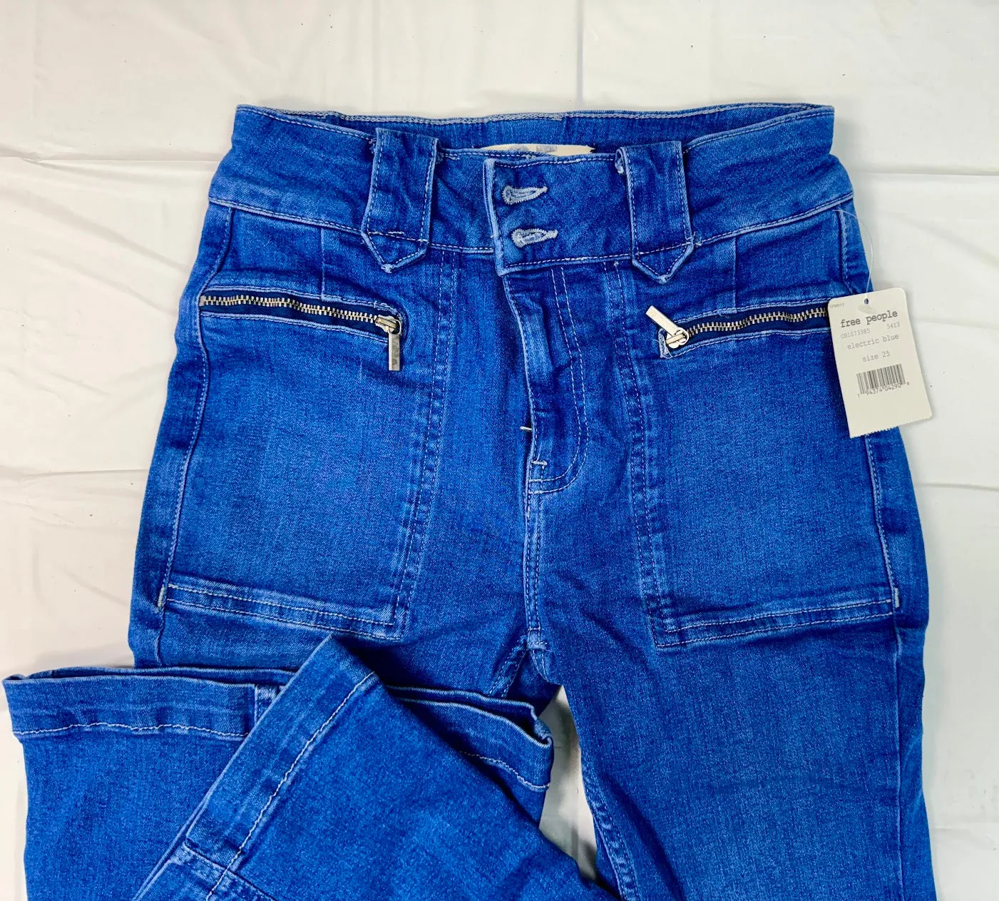 Free People Layla High Rise Flare Jeans Size 25