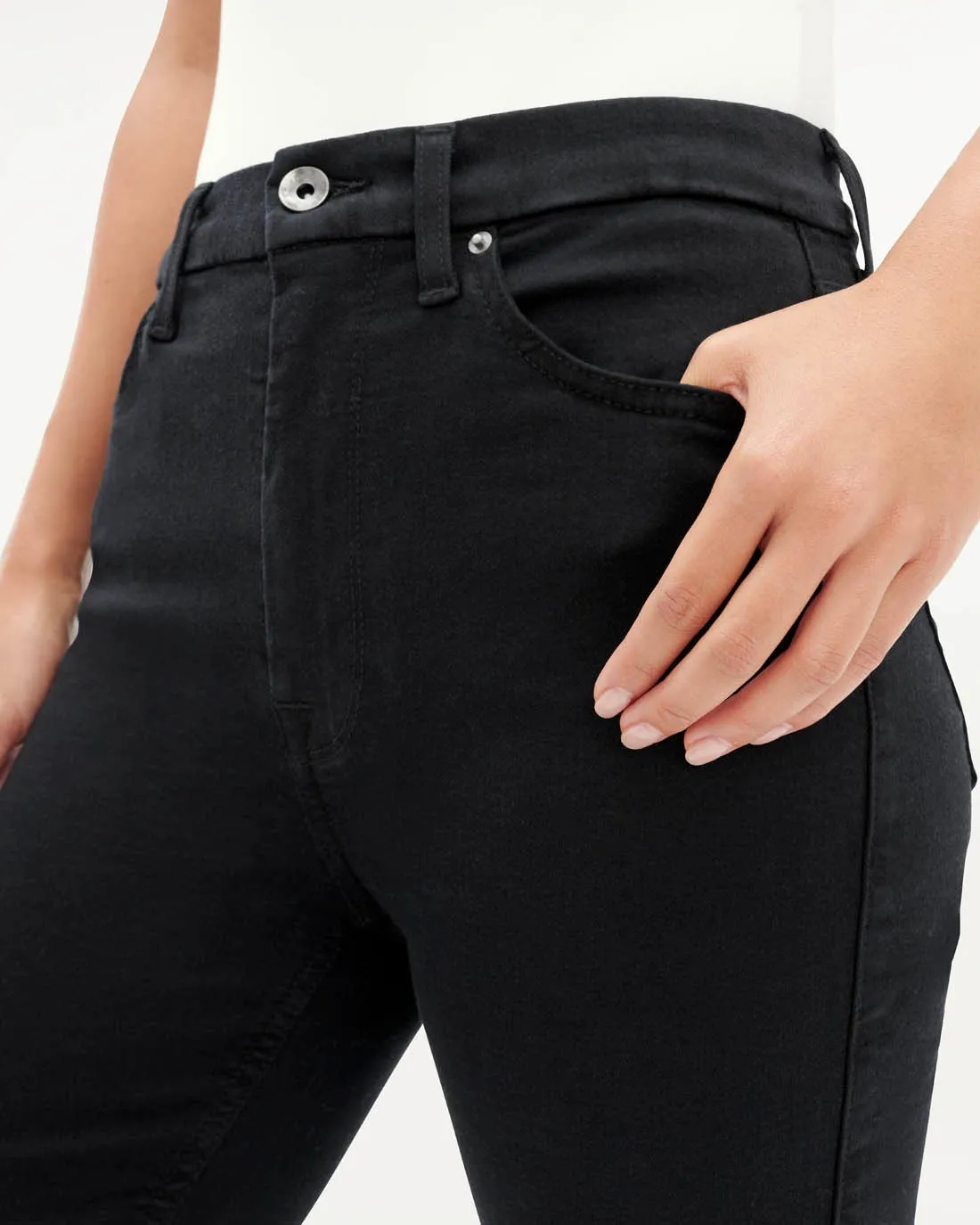 High Waist Ankle Skinny Jeans