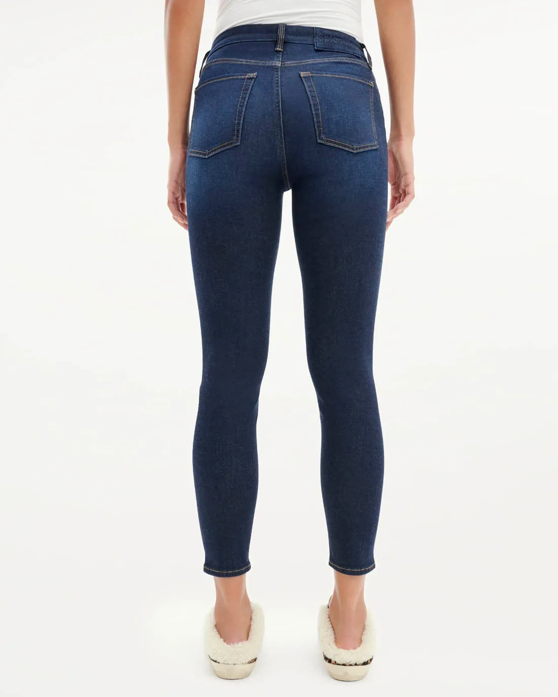 High Waist Ankle Skinny Jeans