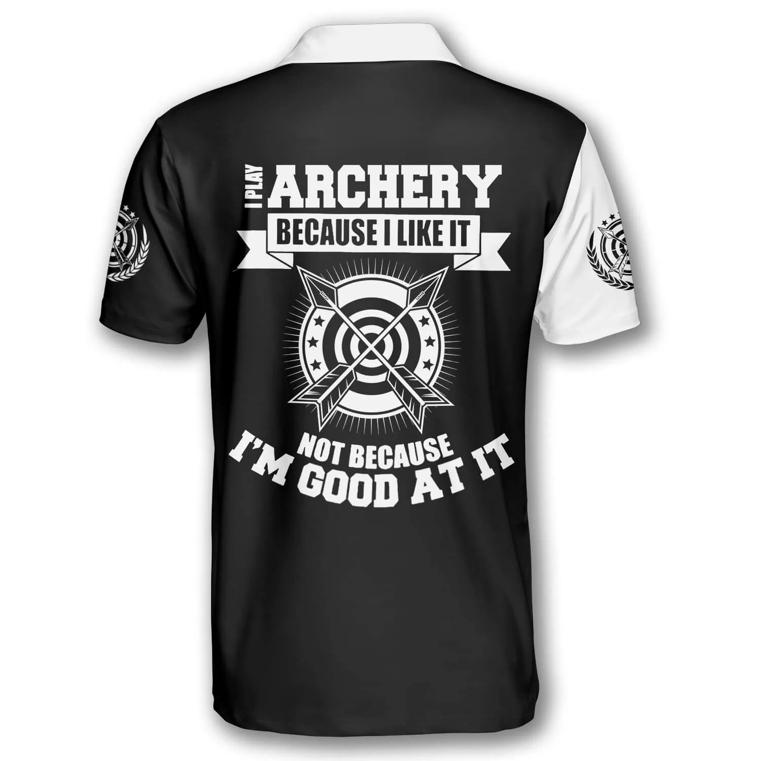 I Play Archery Because I Like It Custom Archery Shirts for Men, Uniform for Archery Player