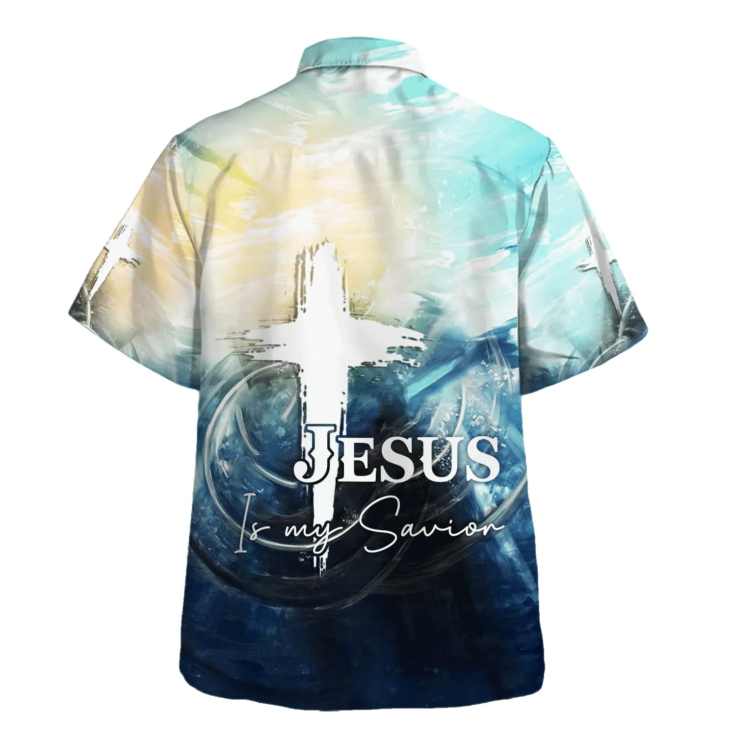 Jesus Is My Savior Hand Of God Hawaiian Shirt For Men And Women - Holy Family Hawaiian Shirt