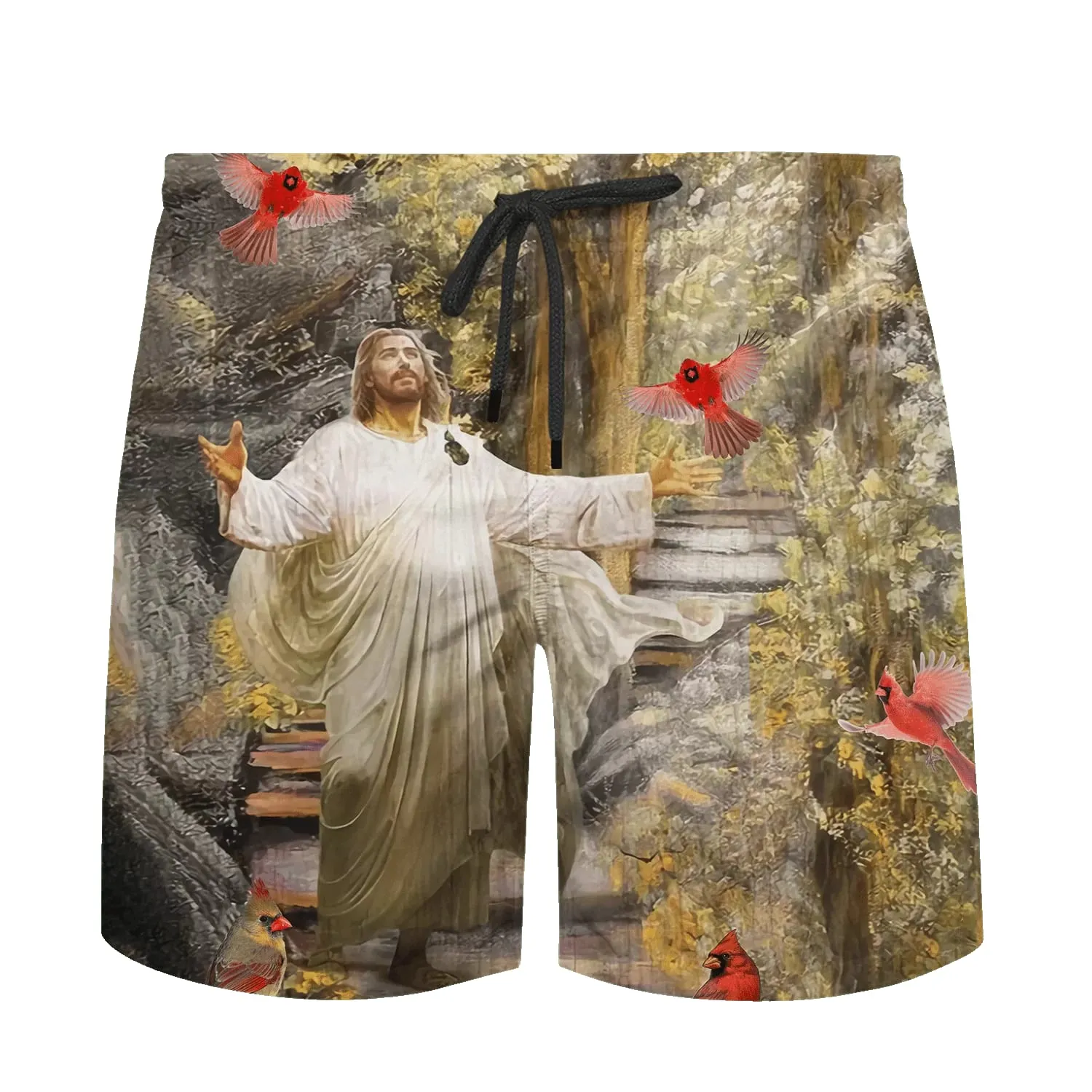 Jesus With His Arms Open Hummingbird Hawaiian Shirts For Men & Women - Christian Hawaiian Shirt - Hawaiian Summer Shirts