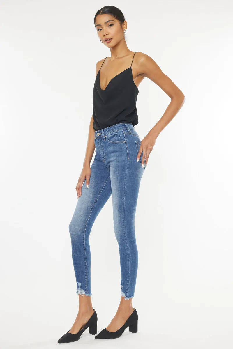 Kancan Jovana High Rise Ankle Skinny Denim Jeans *FINAL SALE*