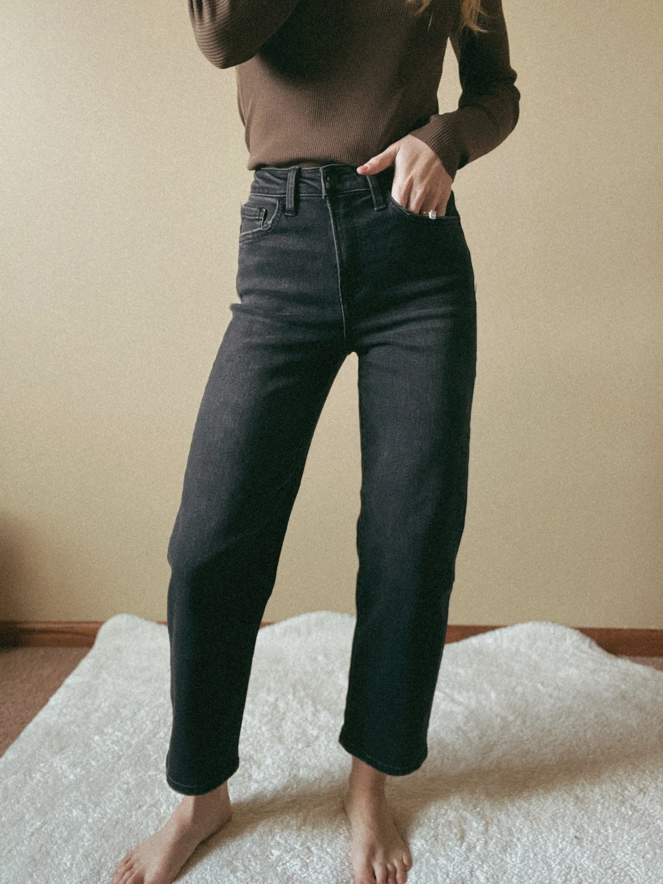 Kate Chateau High Rise Barrel Jeans