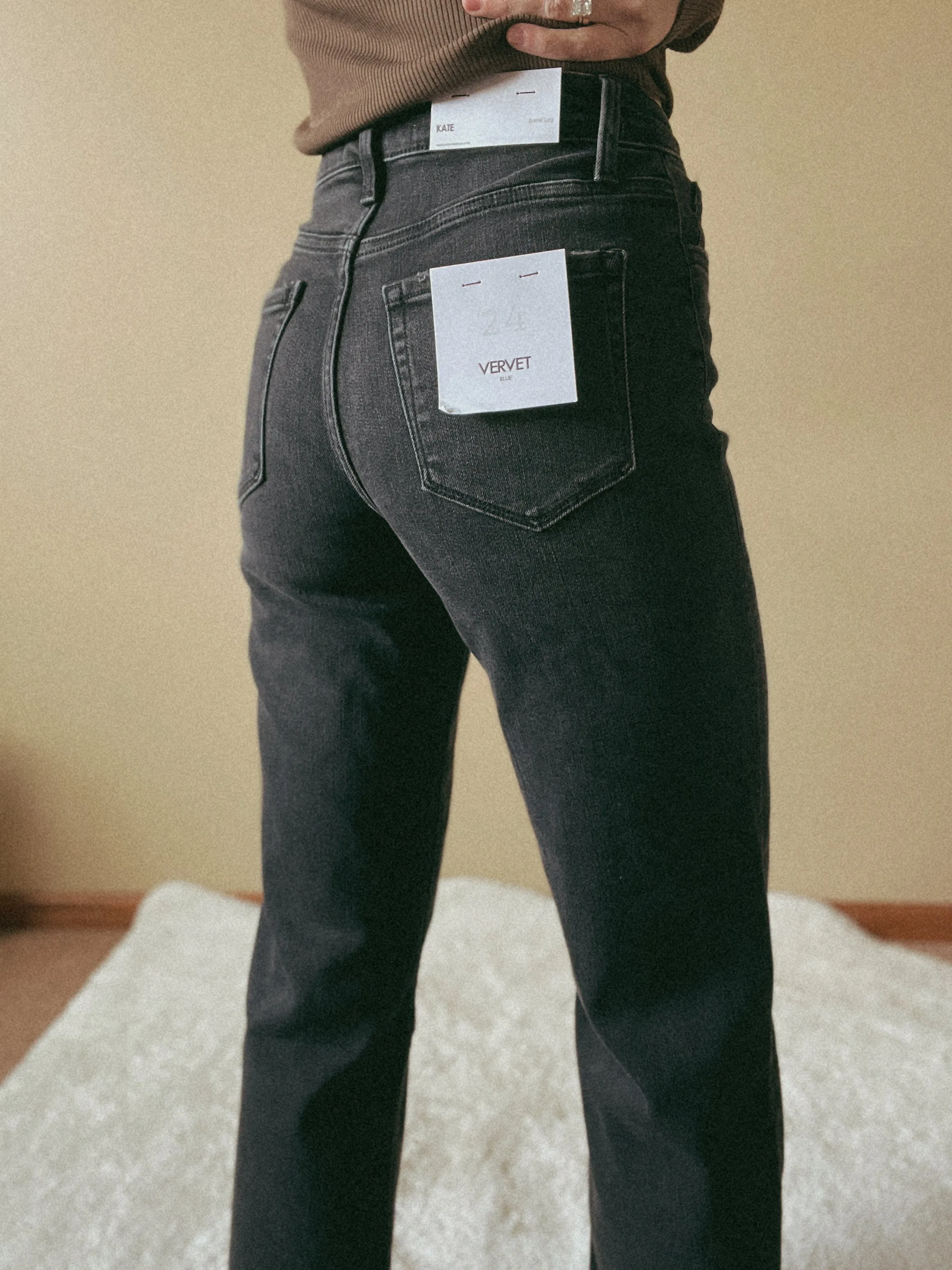 Kate Chateau High Rise Barrel Jeans