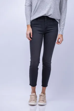 L'AGENCE Margot Skinny Jean in Dark Graphite