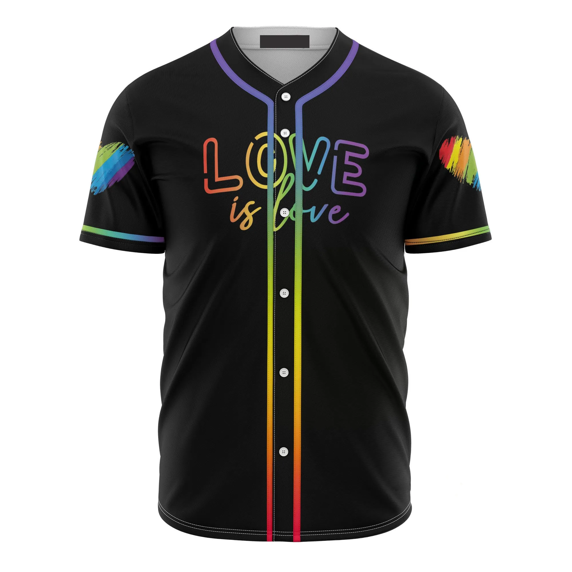 Lgbt Love Is Love Neon I'm a Mixtape 3D Baseball Jersey Shirt