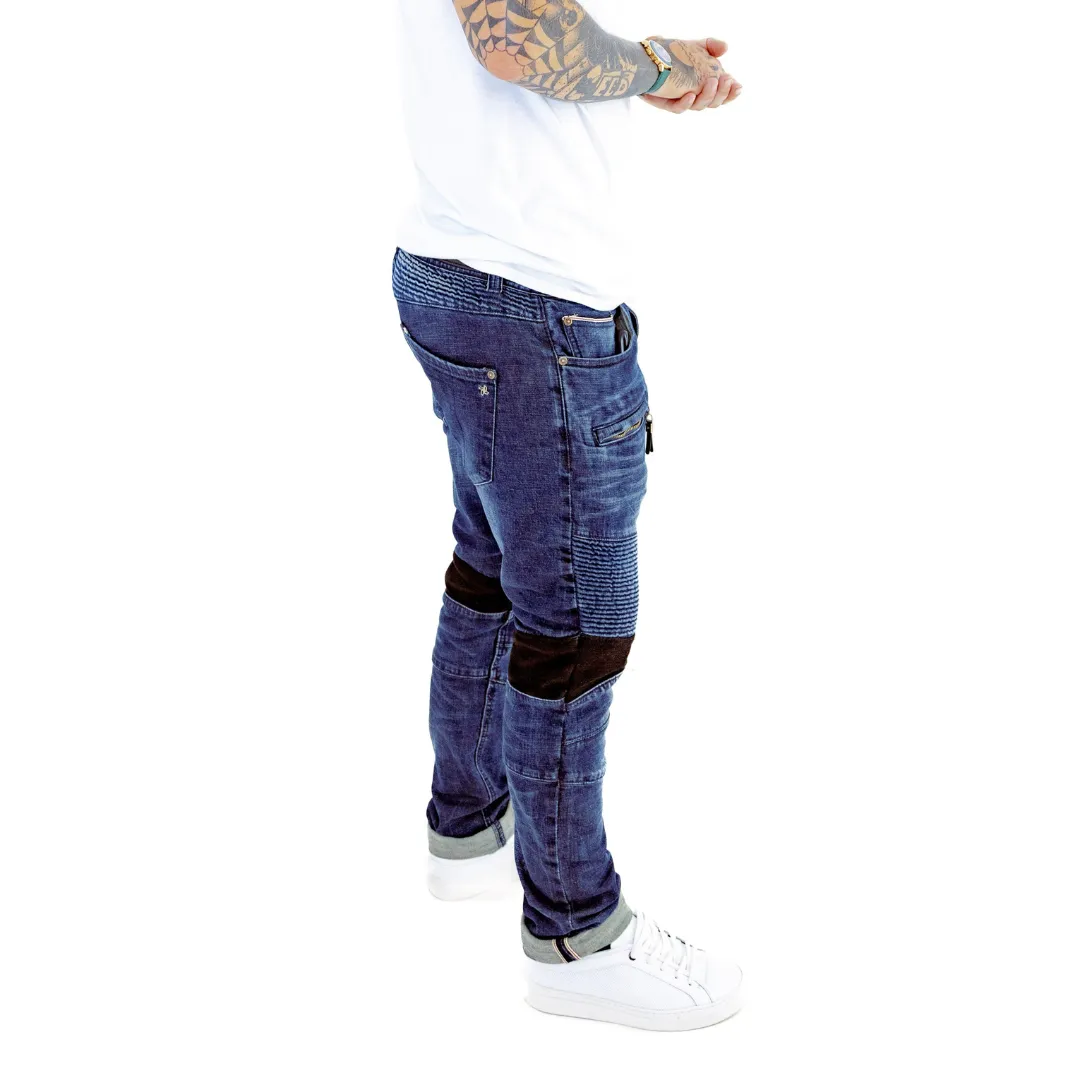 'Miami' Lean Moto Selvedge Jean