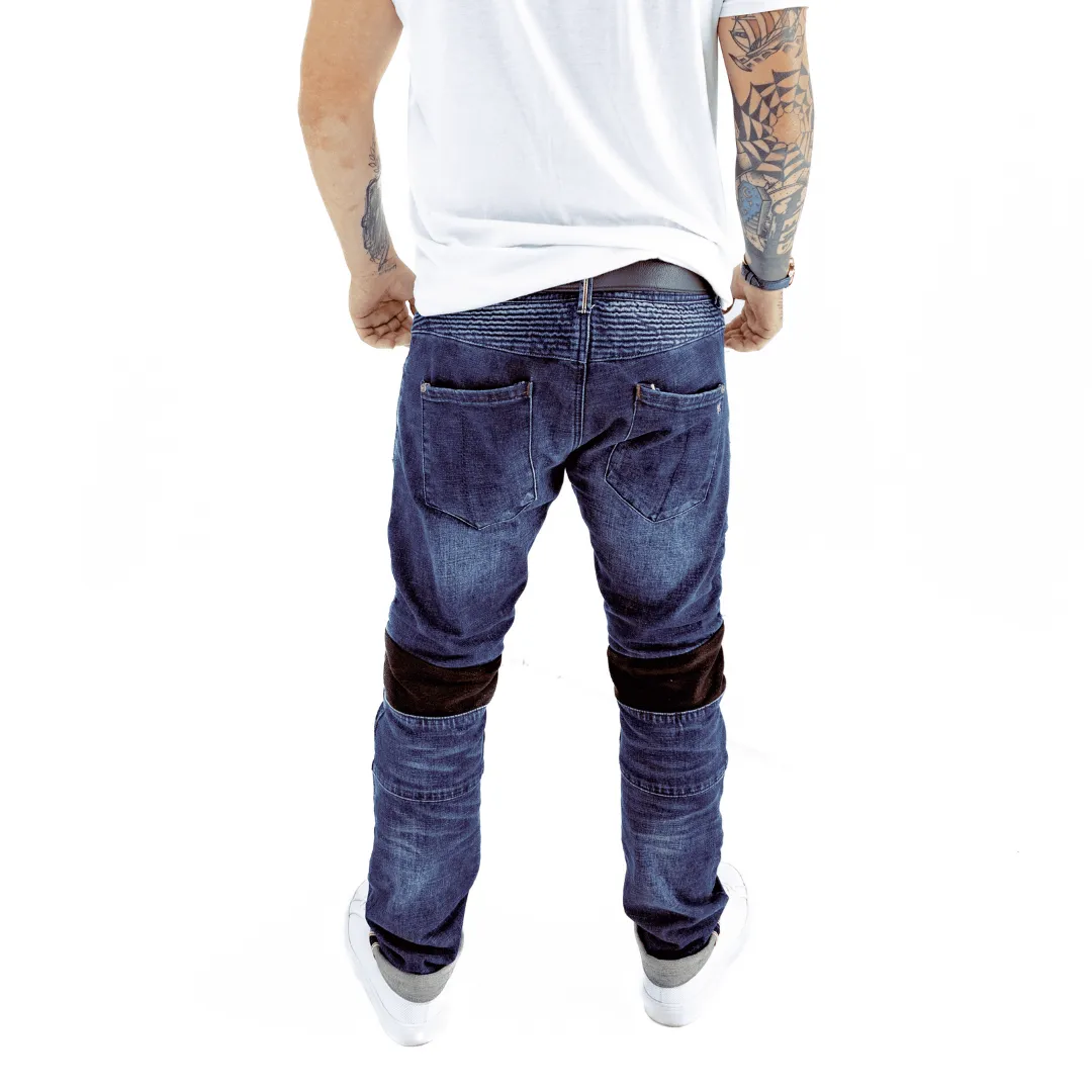 'Miami' Lean Moto Selvedge Jean