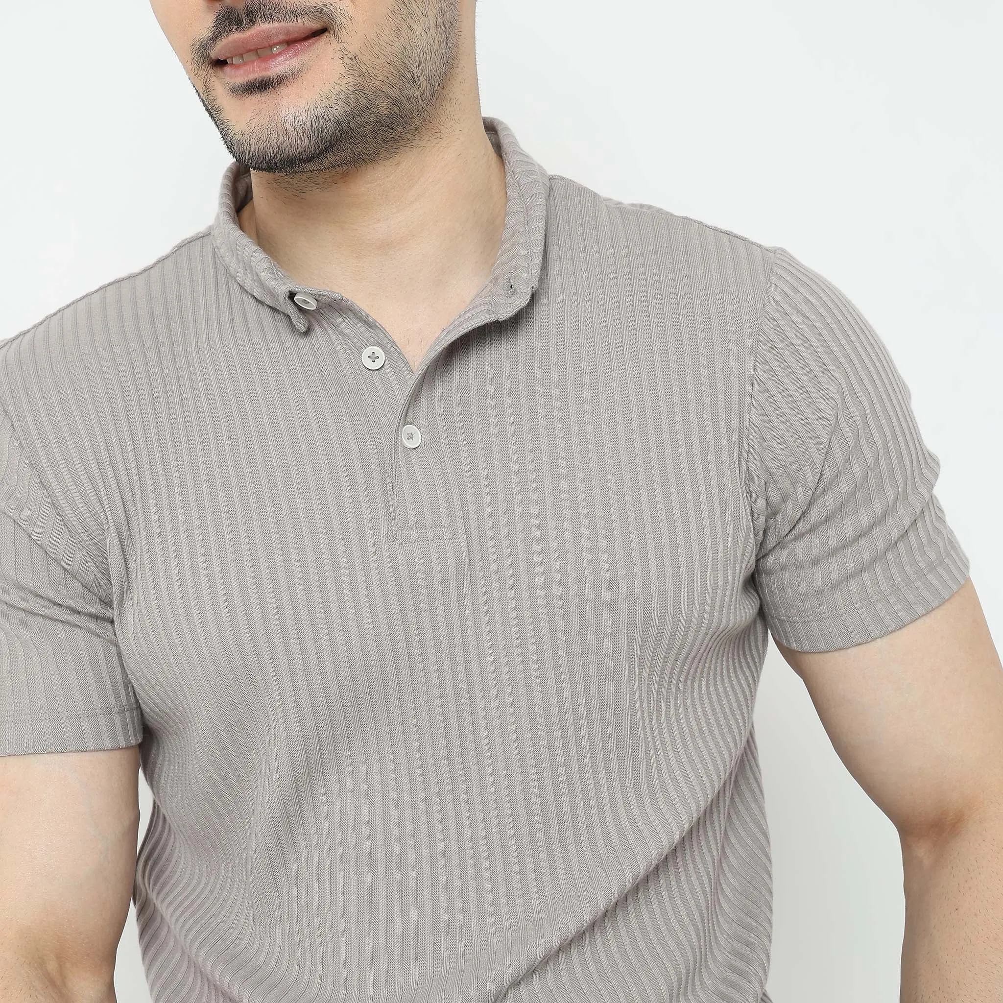 Modern Explorer Bengal Ribs - Regular Fit Polo T-Shirt