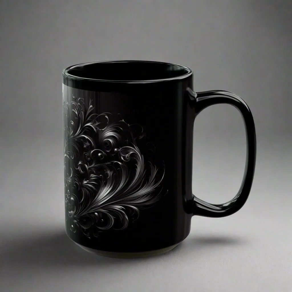 Moonlit Darkness Gothic Coffee Mug – Illuminate Every Sip with Dark Elegance