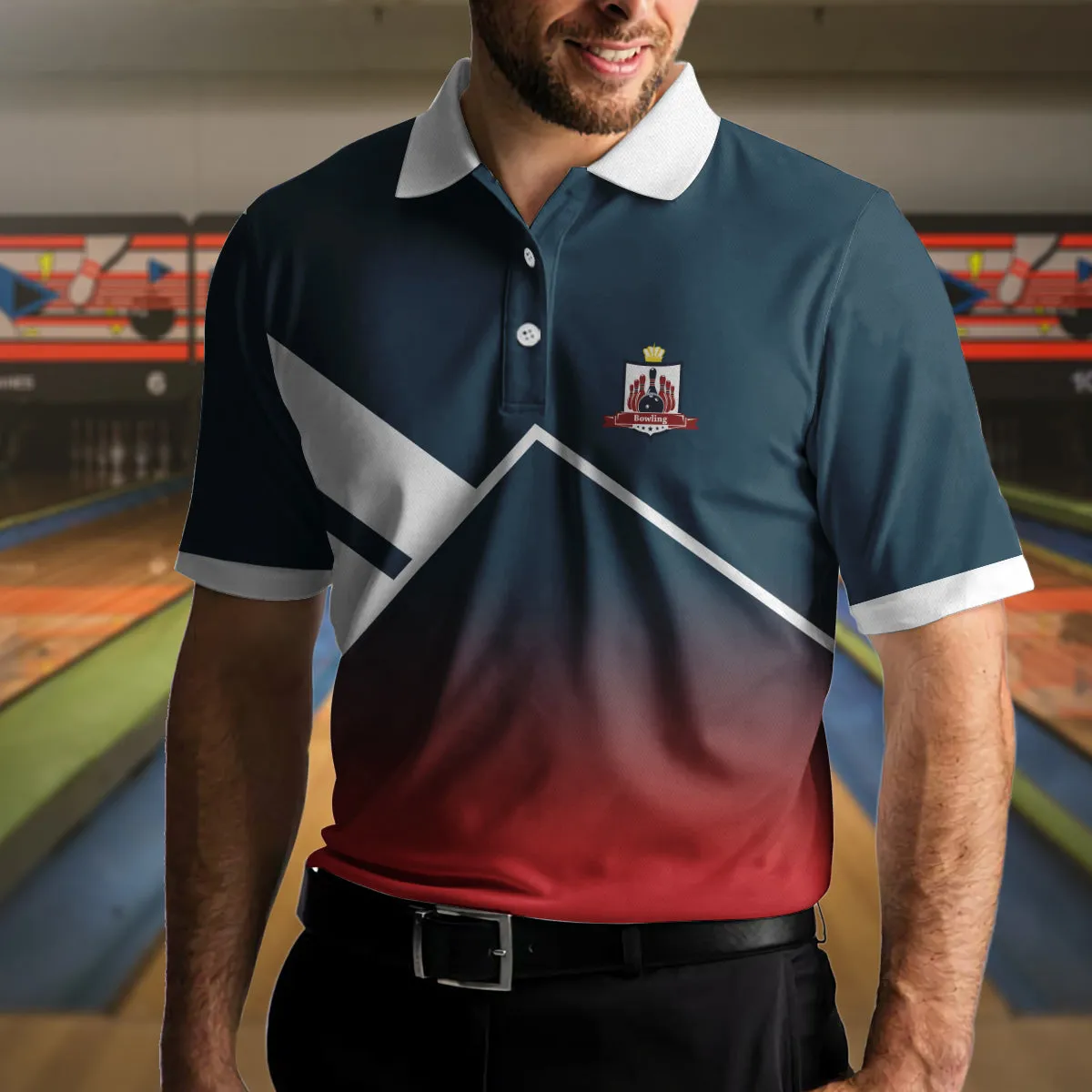 My Mind'S In The Gutter But My Balls Aren'T Bowling Polo Shirt, Funny Bowling Shirt For Men Coolspod