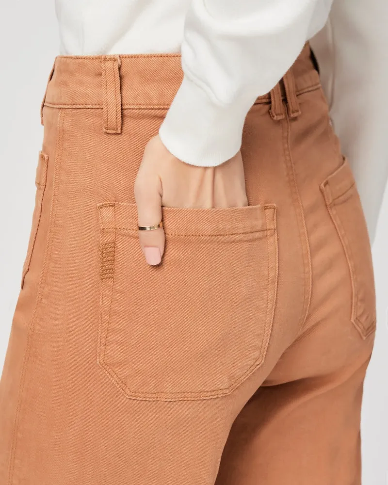 Paige Anessa Patch Pockets Pants in Vintage Golden Sun