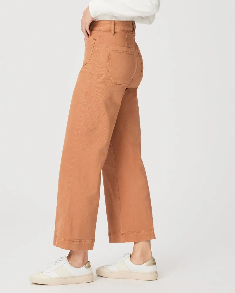 Paige Anessa Patch Pockets Pants in Vintage Golden Sun