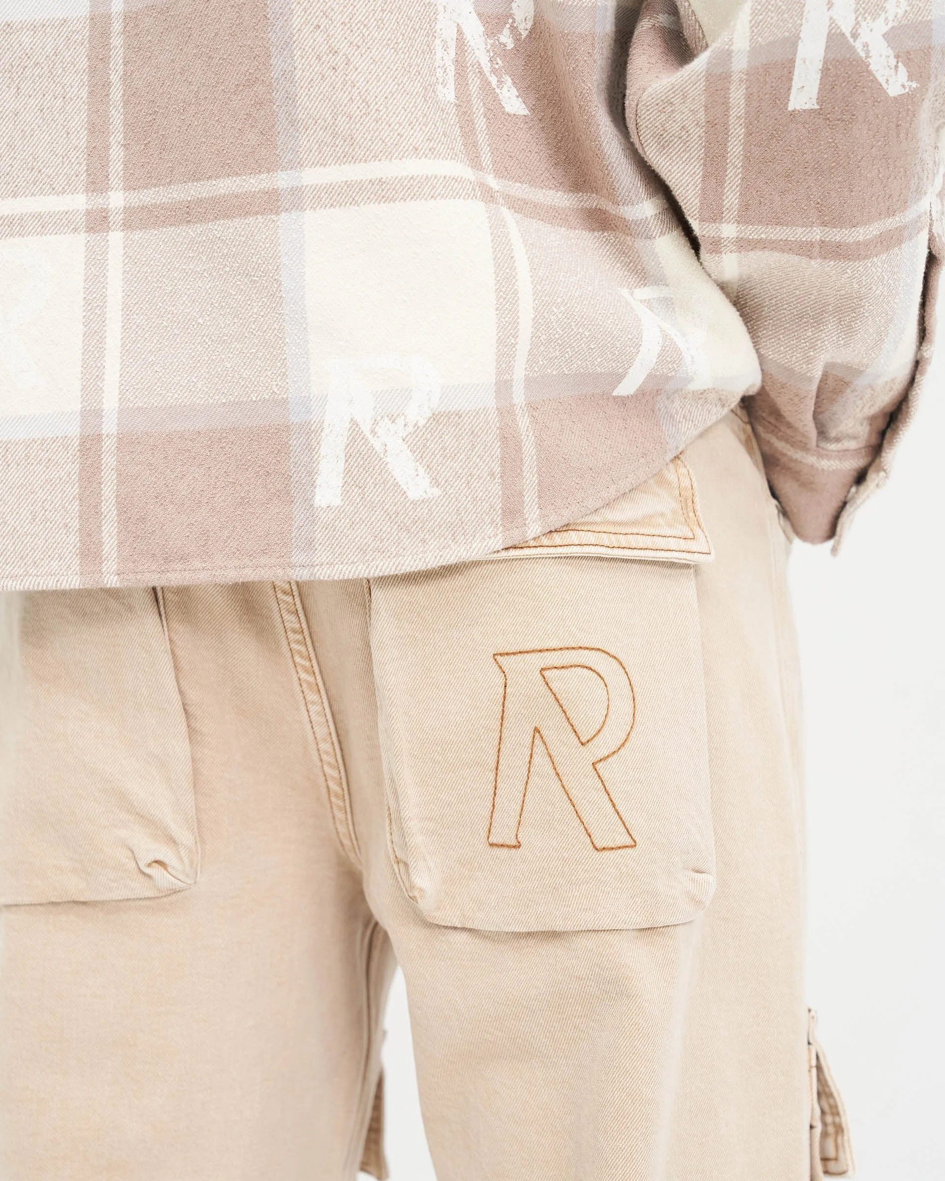 R3Ca Cargo Denim - Dirt Cashmere