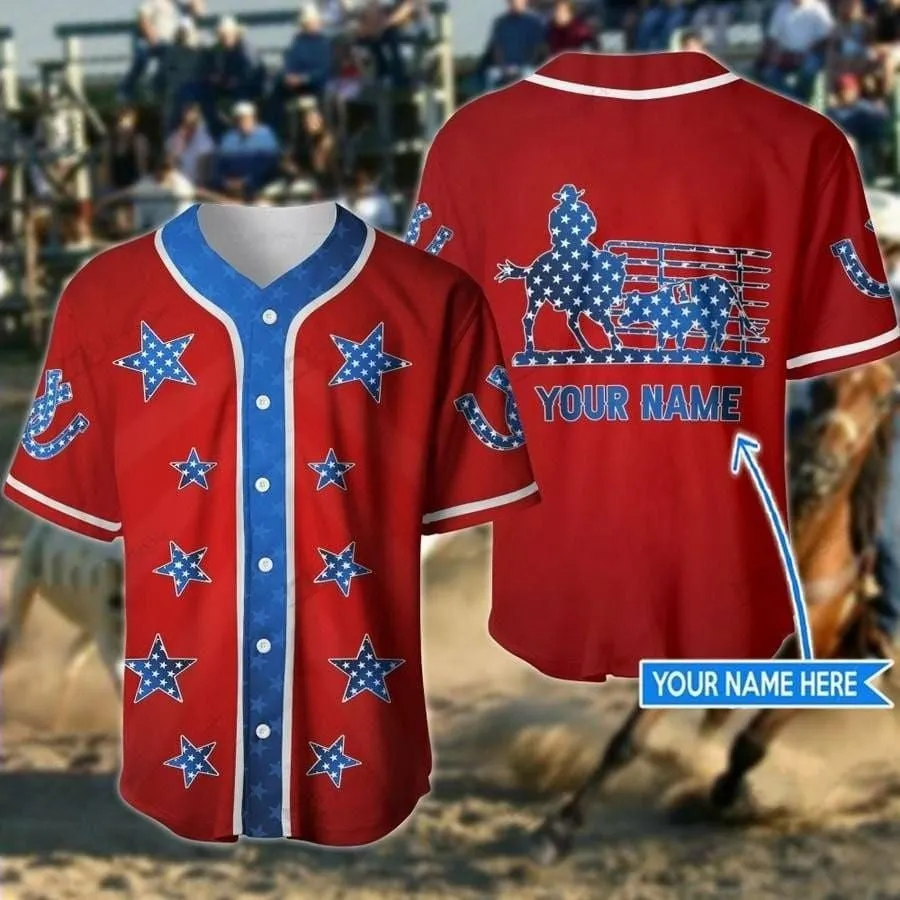 Ranch Sorting Metal Personalized Baseball Jersey, American Star Ranch Sorting Shirt