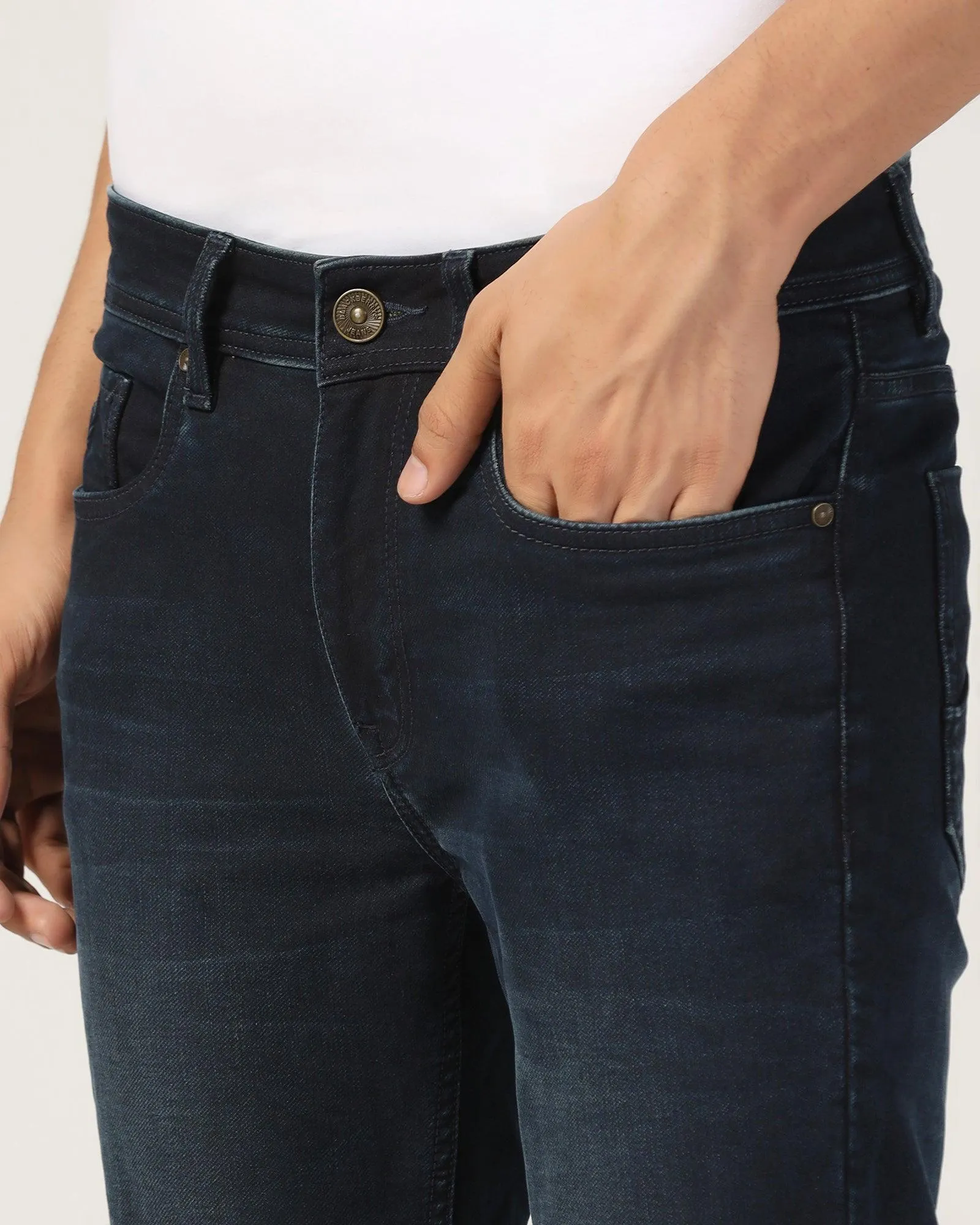 Super Clean Slim Yonk Fit Indigo Blue Jeans - Sumor