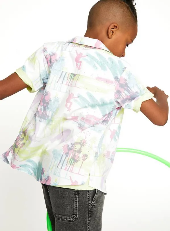 Tu Spray Paint Older Boys Shirt