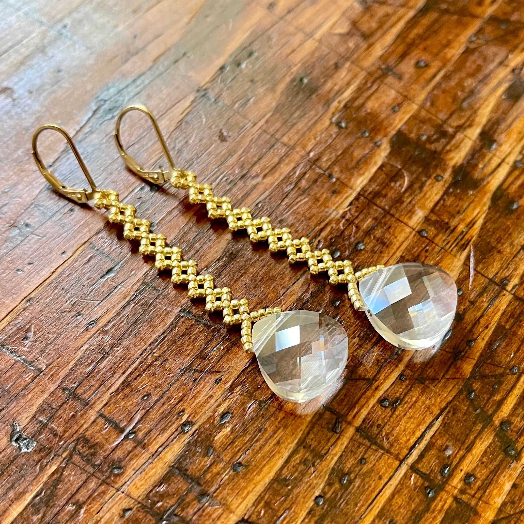 Vintage Inspired Crystal Earrings