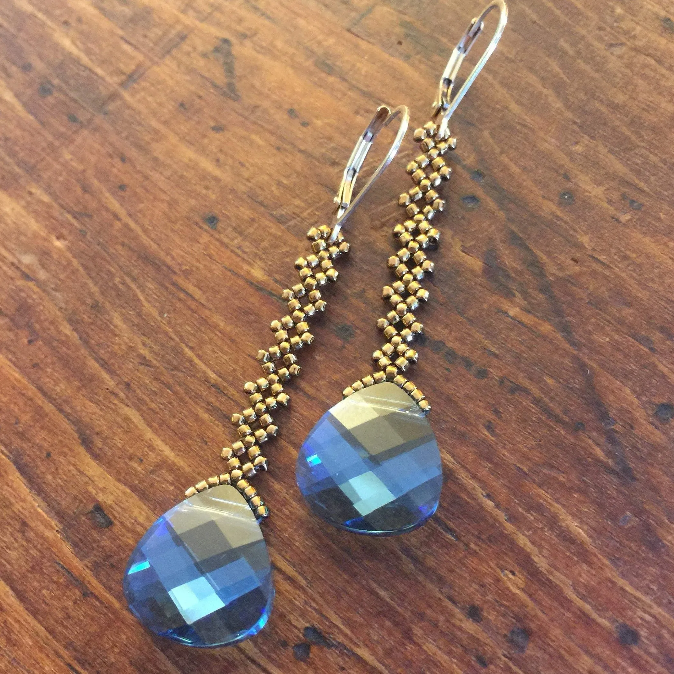 Vintage Inspired Crystal Earrings