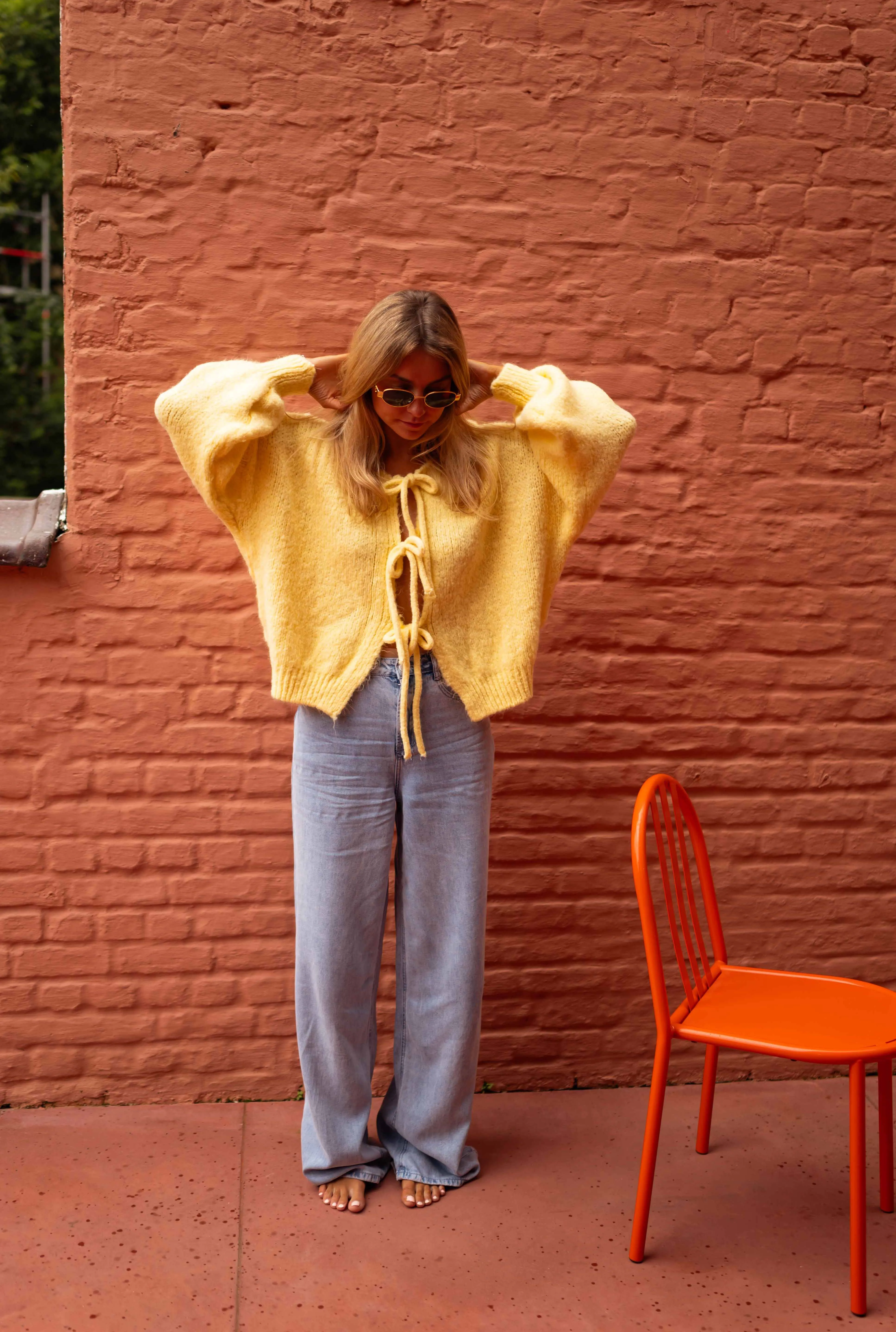 Yellow Janou Cardigan